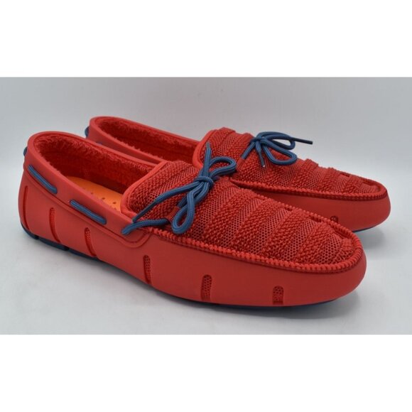 SWIMS Mens Size 10 Terry Loafer Red Ensign Blue Slip On Loafers Shoes - Picture 5 of 12